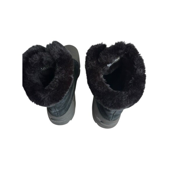 Sorel Snow Angel Winter Boots Womens 10 Black Waterproof Faux Fur Lined - Picture 7 of 16